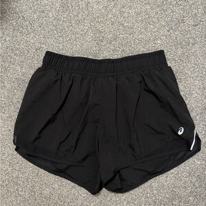 Asics Women's Black Athletic Shorts